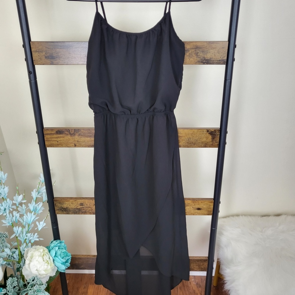 The Limited black flowy high low dress size XS